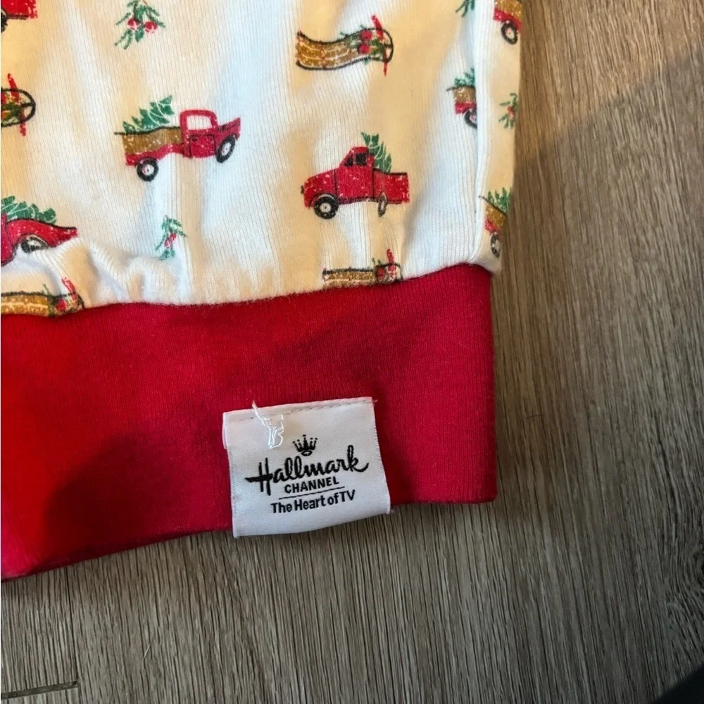 Hallmark Kids Pajama Bottoms with Red and White Car Design